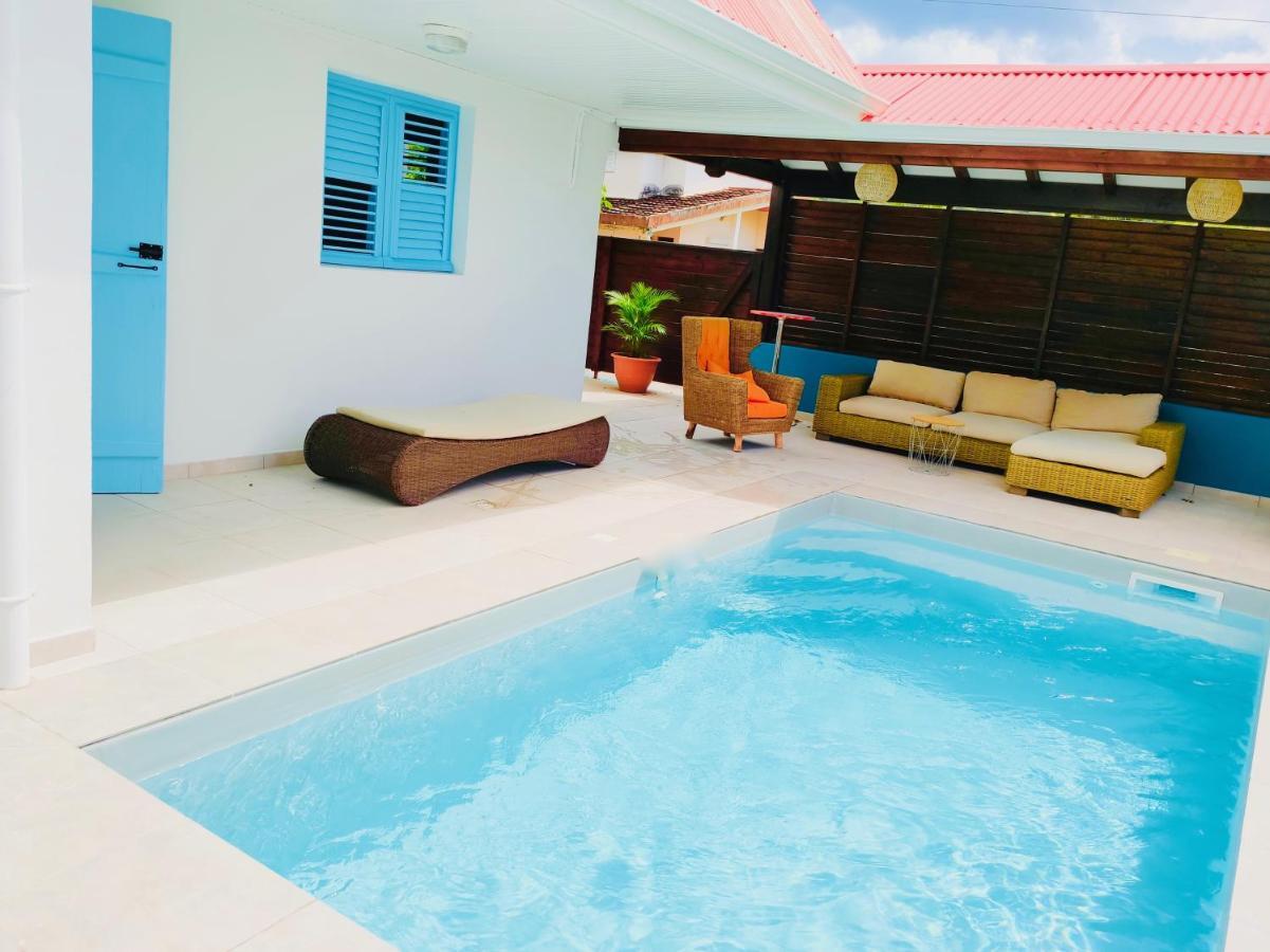 Location Maison Bleue Avec Piscine Privative Au Carbet Martinique Le Carbet Zewnętrze zdjęcie