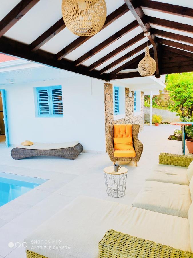 Location Maison Bleue Avec Piscine Privative Au Carbet Martinique Le Carbet Zewnętrze zdjęcie