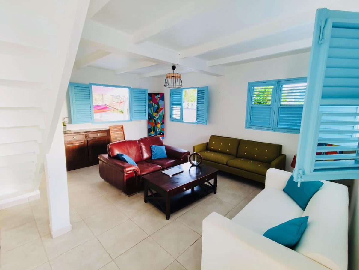 Location Maison Bleue Avec Piscine Privative Au Carbet Martinique Le Carbet Zewnętrze zdjęcie
